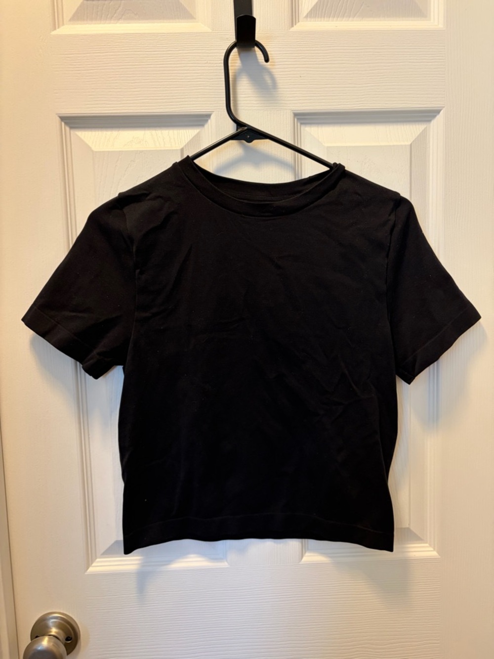 a new day Black V-Neck Short Sleeve Tee
